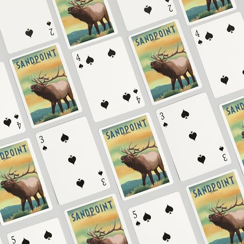 Lantern Press naipes Poker 52 cartas para adultos miniatura 4