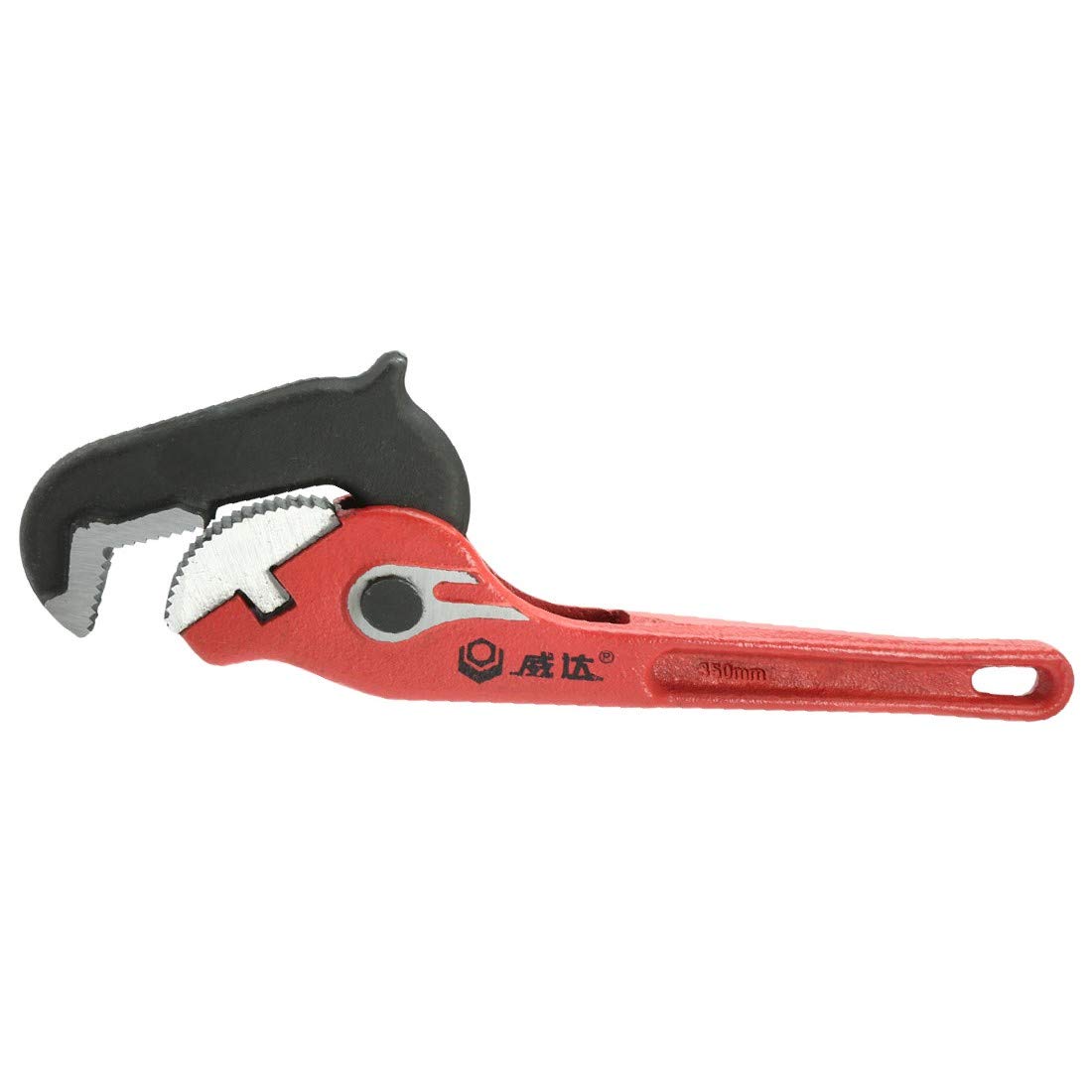 New Lon0167 14' Chrome Destacados Alum Steel Hook eficacia confiable Jaw Llave de tubo de agarre rápido Rojo(id:5ad 8e 0b 485)