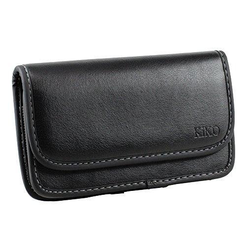 for iPhone 7, Otterbox Defender Case Replacement Belt Clip Pouch Holster Horizontal PU Leather Double Loops Carrying Magnetic Case Cover Holder for Apple iPhone 7 with a Otterbox Defender Case On