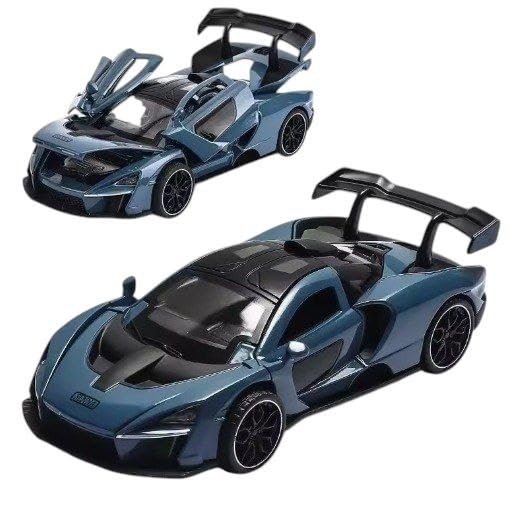 Image of 1:32 Maclaren Senna Sports Model Exclusive Alloy Diecast Pull Back Toy car with Openable Doors & Light Music Toys for Kids Boy Girl Gift (:32 Maclaren Senna -Random Color)