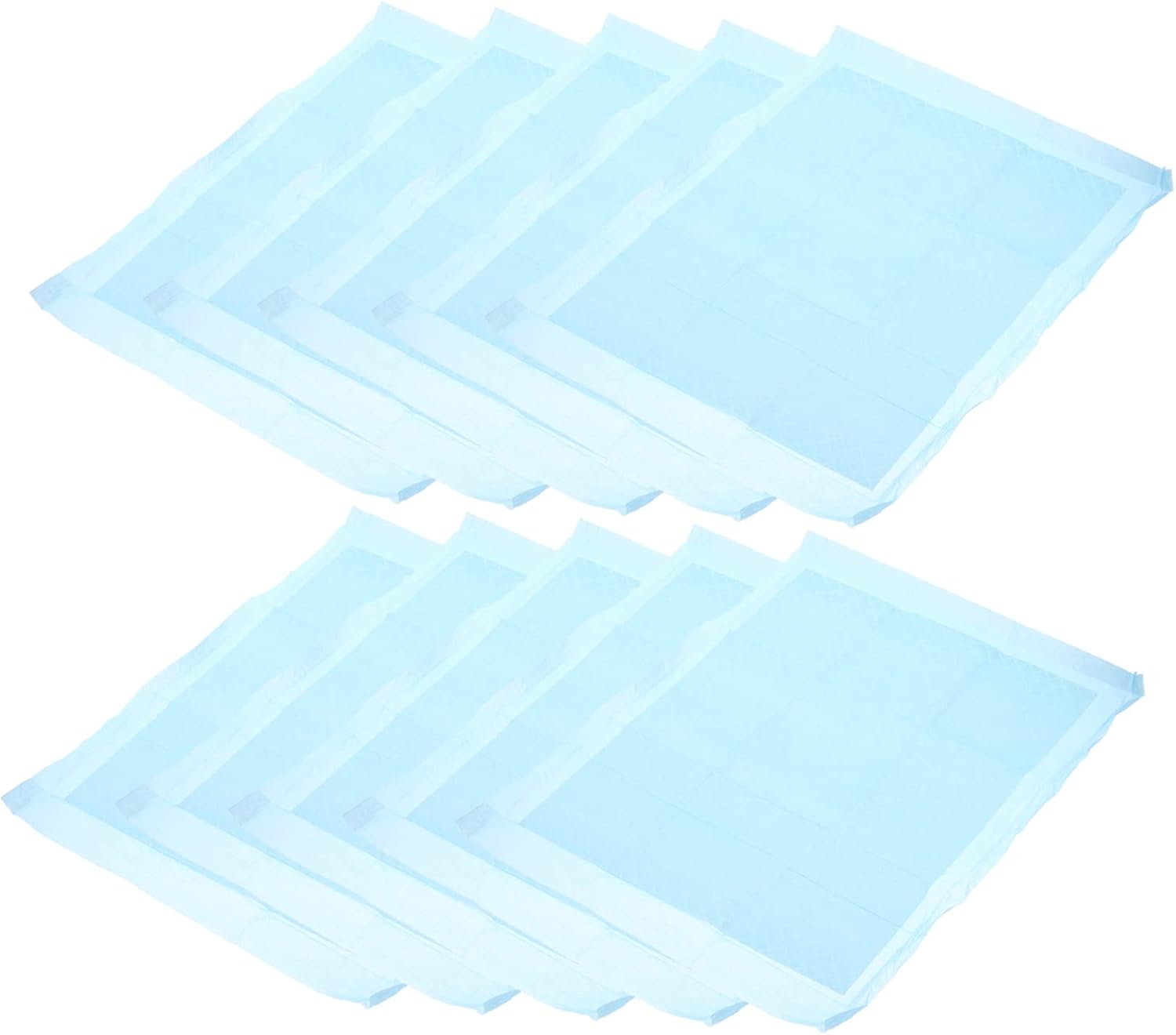 Kisangel 100pcs Bird Cage Liners Non-Woven Mats for Parakeets Canaries and Finches Easy Clean Bird Bedding Accessories