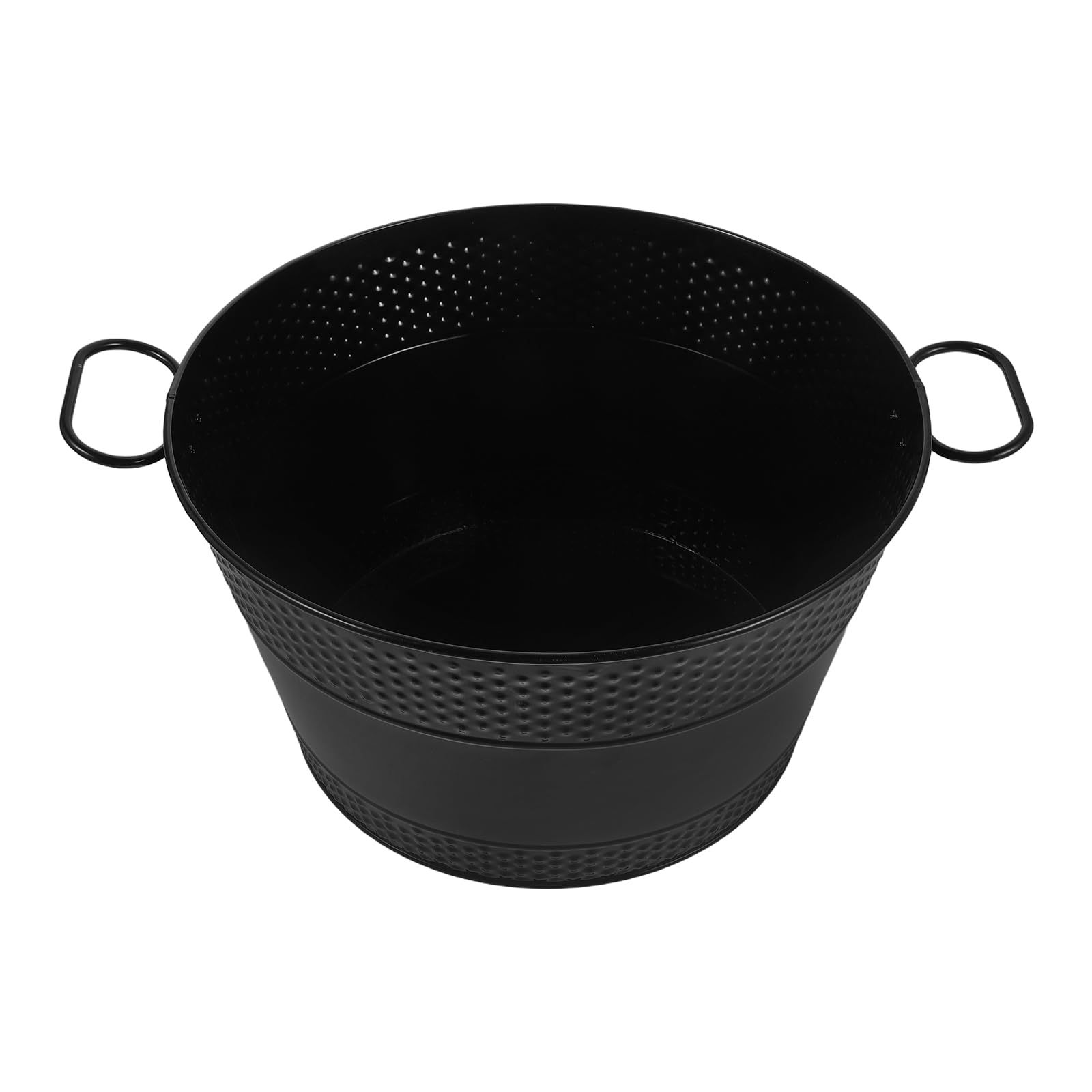 Seau à charbon et cendres en fer noir pour un salon chaleureux