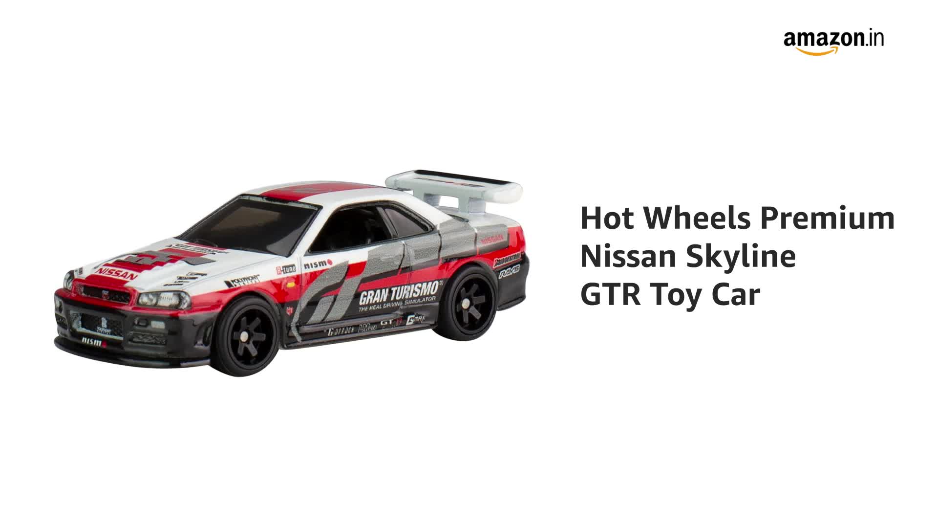 Hot Wheels Mattel Premium Nissan Skyline GTR Toy Car, Truck Or Van