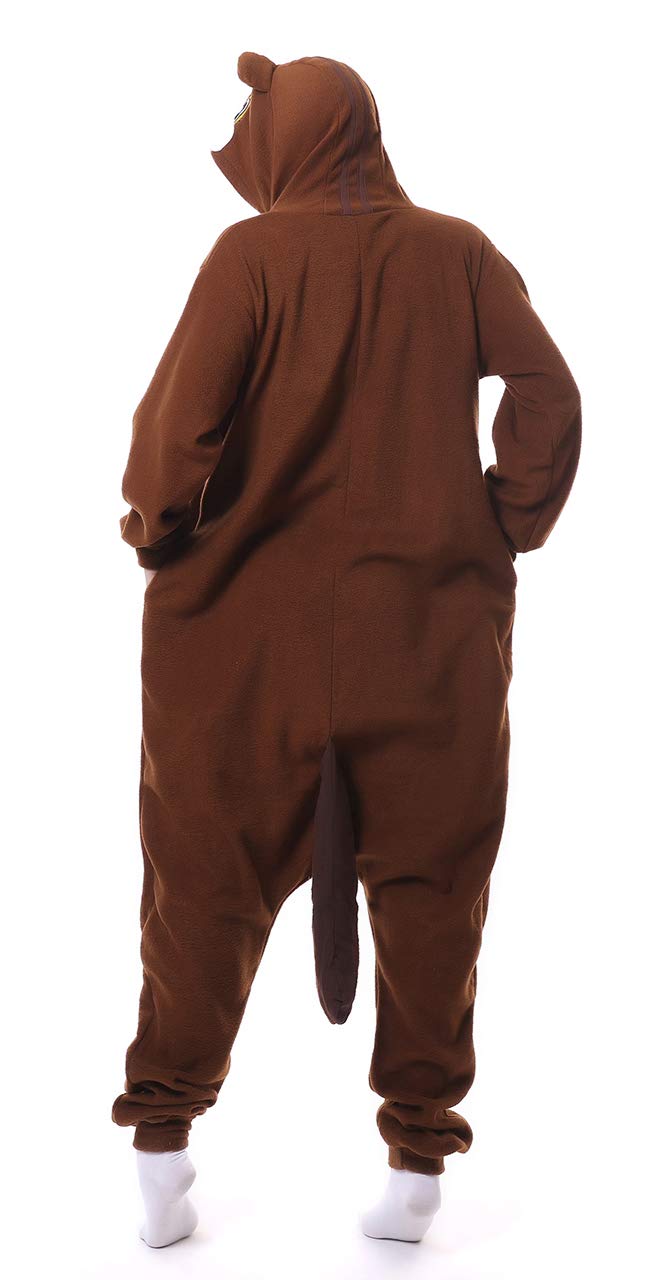 FunnyCos Unisex Animal Onesie Adult Halloween Pyjamas Cosplay Costume Hooded Loungewear