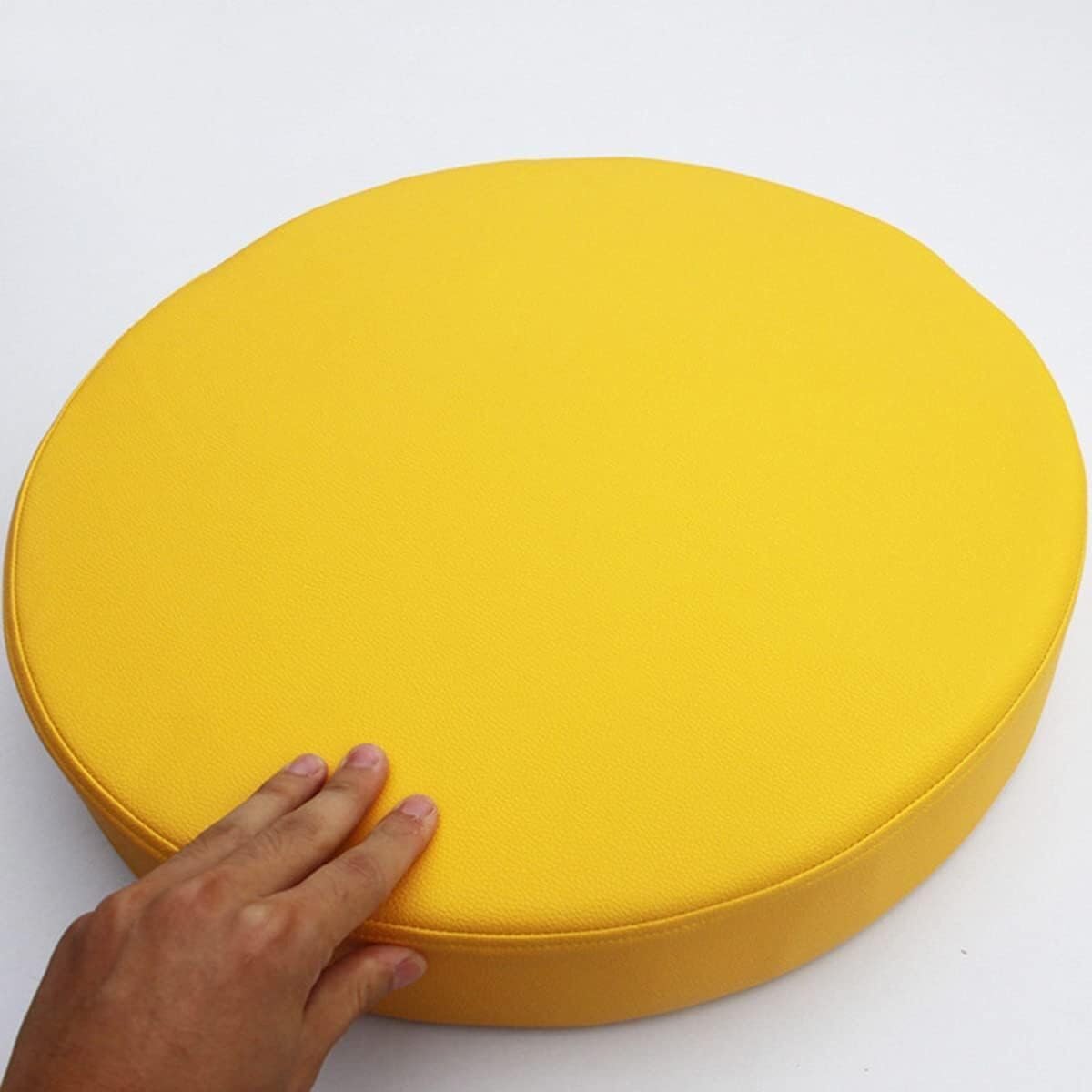 BUAOGDVG Round Kitchen Chair Cushion, Waterproof Outdoor Seat Cushions, 35/40/45/50cm Removable Washable for Dining Room Chair, Office, Garden, Outdoor, Indoor(Large,35x5cm/13.7x2in)