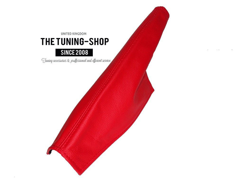 Cuffia Freno A Mano In Similpelle - Nero E Rosso, Per Interni Auto - Foto 6