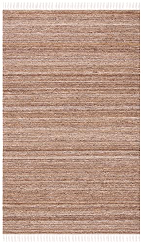 SAFAVIEH Kilim Collection Area Rug - 8' x 10', Beige & Yellow, Handmade Wool, Ideal for High Traffic Areas in Living Room, Bedroom (KLM551D)
