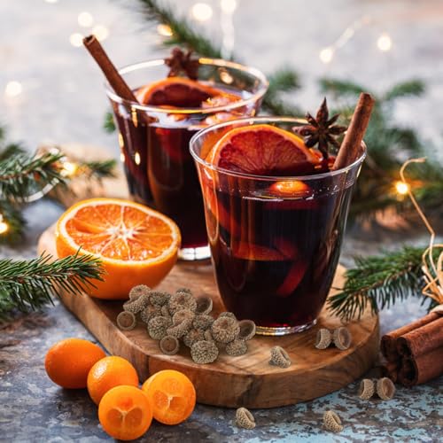 Set de Adornos Naturales de Cáscara de Bellota 50 Pzs miniatura 3