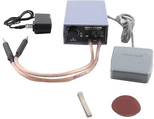 Soldador por puntos de batería de 5000 W, mini máquina de soldador por puntos, kit de soldadura por puntos de batería, máquina de soldadura de