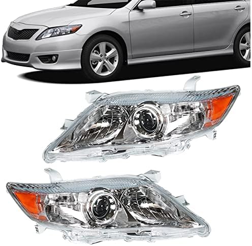Amazon.com: [For 2007-2009 Toyota Camry] LED Strip Black Projector ...