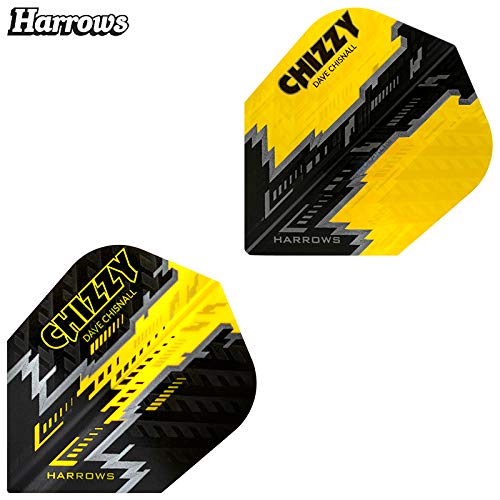 Harrows Dave Chisnall Chizzy Doppelpack Prime Dart Flight speziell laminiert