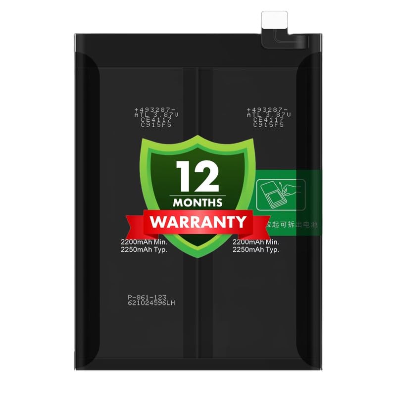 Image of Original BLP861 Battery Compatible for OnePlus Nord 2 5G (DN2101, DN2103) - (4500mAh) - 1 Year Warranty