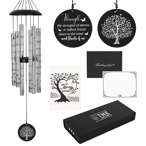 The Wind Chime CO Deep Tone Sympathy Wind Chime with 6...