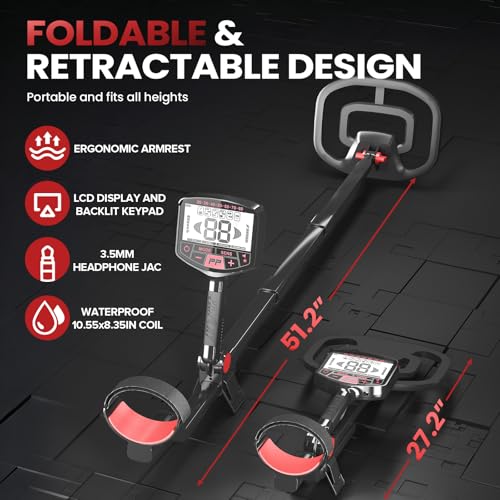 Waterproof Metal Detector for Adults