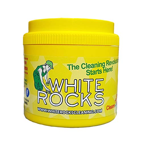 White Rocks All Purpose Cleaning Paste| Safe Eco-Friendly Non-Toxic Cleaner| Multi-purpose Cleaning Product| Perfect for Ovens, Sink, Garden PVC, Lime Scale and Bathroom|900g