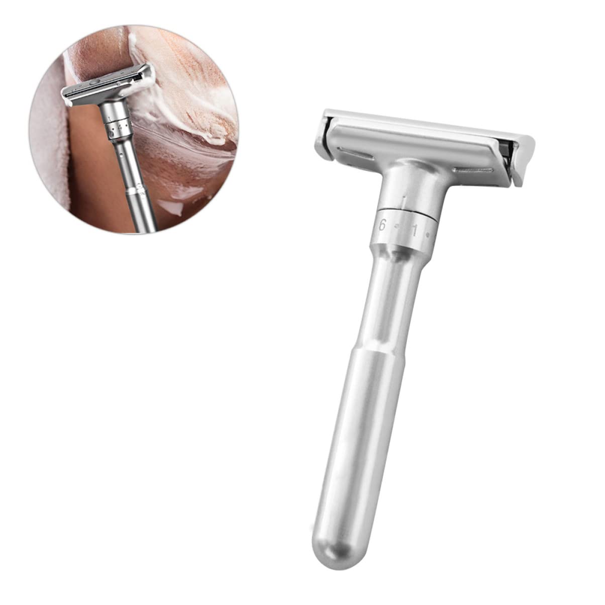 3pcs Razor for Men Double-sided Razor Blade Shaving Machine Holder Blades Manual Travel-friendly Design