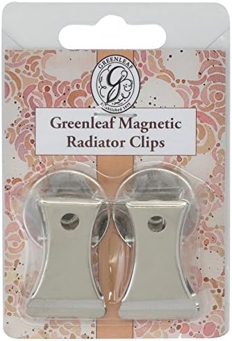 Greenleaf Scented Sachet Metal Radiator Clips - 2 Pack Grey One Size