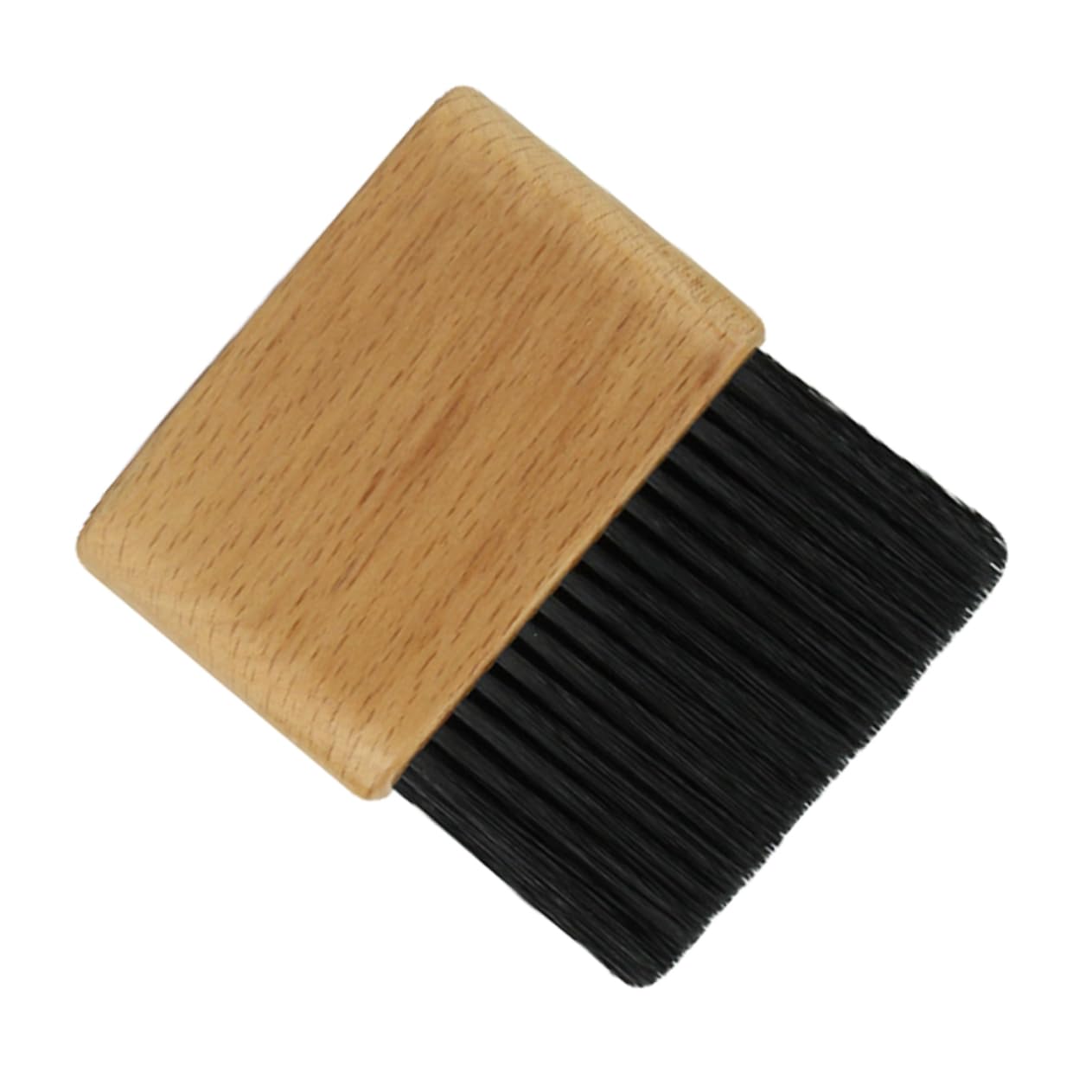 Gogogmee 1 Pc cepillo de limpieza cepillos de limpieza cepillos limpieza herramientas de peluqueria cepillo de cuello para cortar el cabello plumero para el cuello cepillo depilatorio Khaki