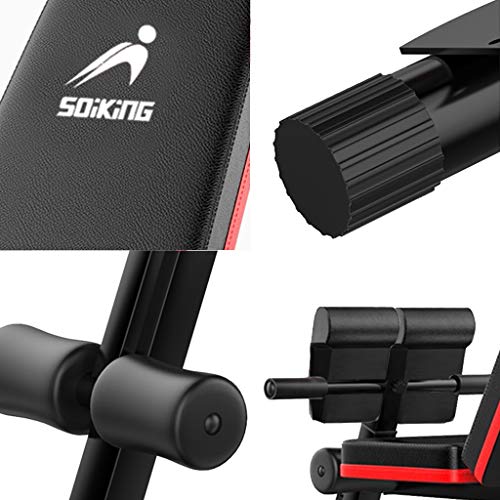 Weight Bench, Adjustable Strength Training Bench for Full Body Workout Incline Decline Exercise Workout Bench for Home Gym- 2021 Version