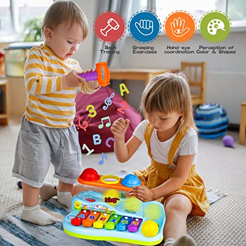 image for YOLOMOON Baby Toys 6-12 Months Musical Instruments, Toddlers Toys for 