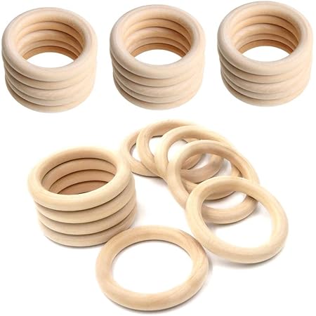 Anneau bois non traité bébé Clearance