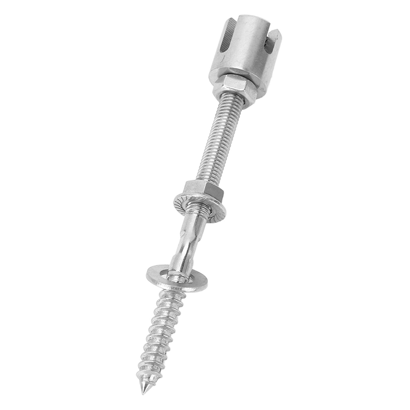 Generic Morsetti per Cavi Incrociati da 10 Pezzi Morsetti per Cavi Incrociati Ad Alta Resistenza in Acciaio Inossidabile per Funi Metalliche da 3/4 Mm Ideali per Applicazioni Esterne (Chm)