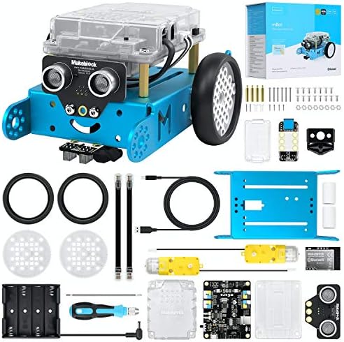 Makeblock mBot Robot Kit, STEM Projects for Kids Ages 8-12 Learn to Code with Scratch Arduino, Robot Kit for Kids, STEM Toys for Kids, Computer Programming for Beginners Gift for Boys and Girls 8+