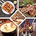Dyrfolm 24 PCS Fondue Forks Stainless Steel,12 Wood Handles and 12 Stainless Steel Handles,9.3