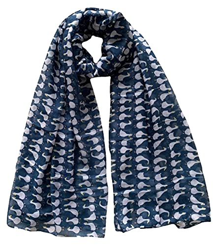 Duck Print Women's Scarf Shawl Wrap Lightweight2