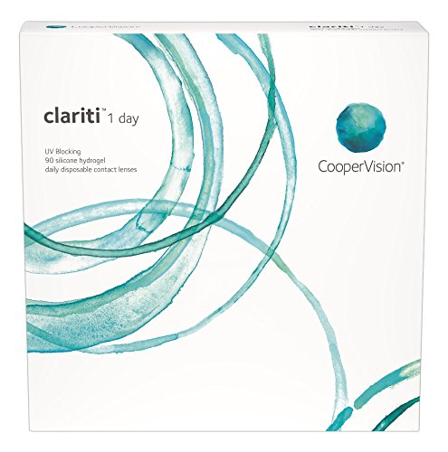 Clarity 1 Day - Lentes de contacto esféricas diarias (R 8.6 / D 14.1/6 Diop), Pack de 90 uds.