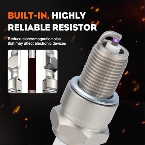 Image of BPR5ES Spark Plug for NGK 7734 Honda 98079-55846 98079-55876 Torch F5RTC 2 Pack