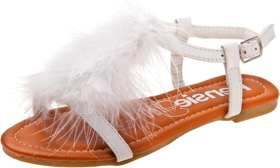 Josmo Girl's Strappy Sandals for Kids Flat