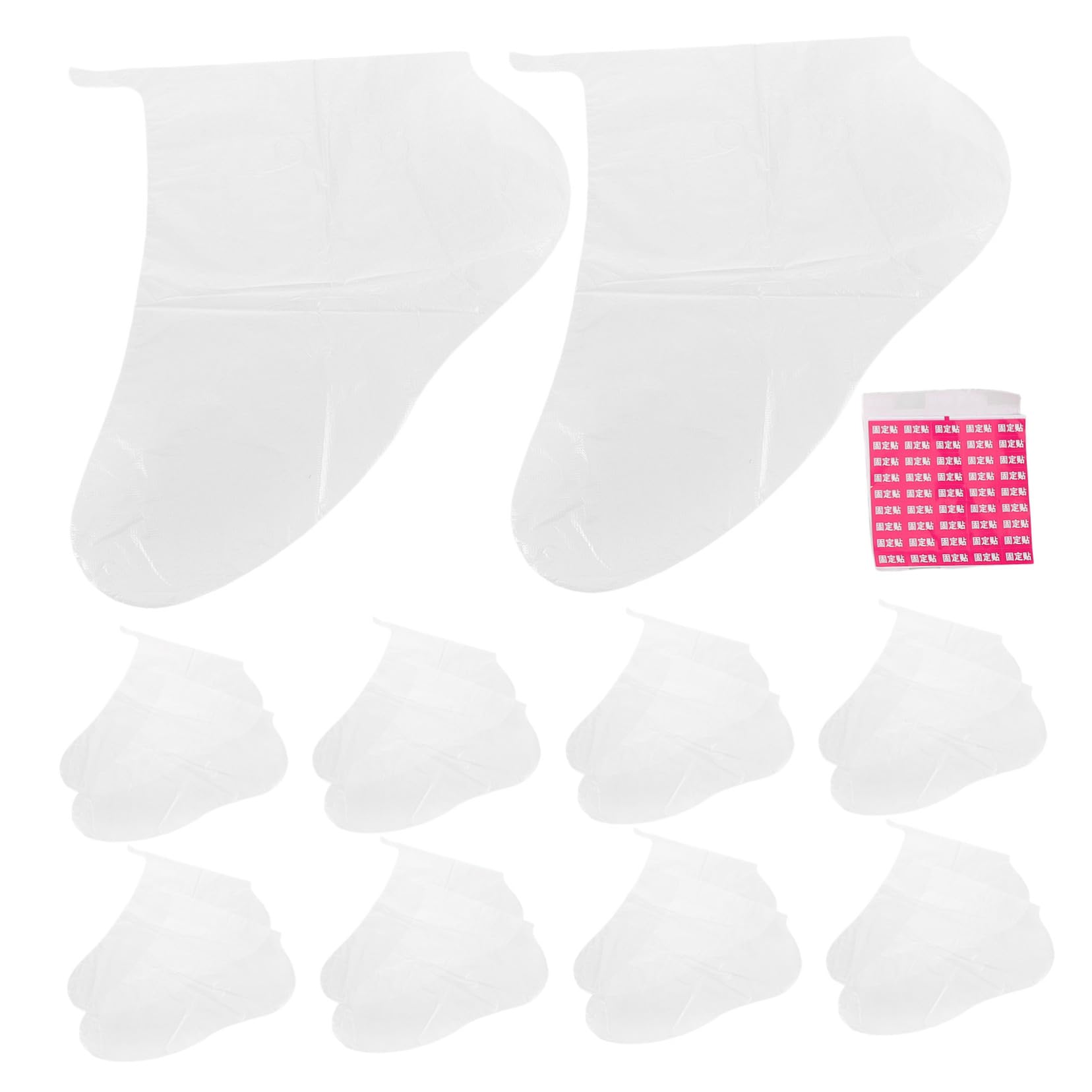 FOYTOKI Pcs One Use Foot Soak Liners Disposable Foot Mask Covers for Bath Spa Nail Salon