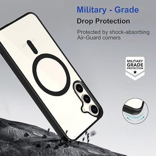 Image of amazon basics Back Case Cover for Samsung Galaxy S25 5G | Scratch-Resistant Back Case Cover | Black