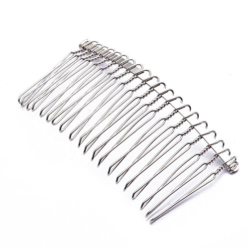 FACILLA® 10pcs Hair Comb Pin Accessories Silver Tone Women Lady Vintage Fashion New