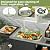 ahomrt Outdoor Grill Table with Sink, Metal Worktable Kitchen Cabinet Island w/ 304 Stainless Steel Sink, Foldable Top and Storage Cabinet, Rolling Grill Cart with Wheels for Garden, Backyard and Lawn