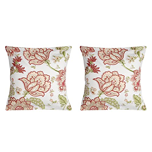 Image of GURU JEE Throw Pillowcase 16x16 Inches Cotton Cushion Covers Set of 5 for Sofa Couch Bed Chair