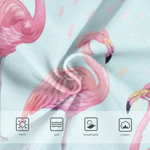 Elegant Flamingos Pink Blue Little Girl Panties Girls Underwear Toddler Cotton Flower Briefs Underpants 2t3