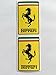 SBD Decals 2 Scudo Ferrari Hood Distintivo Border Die Cut Stickers