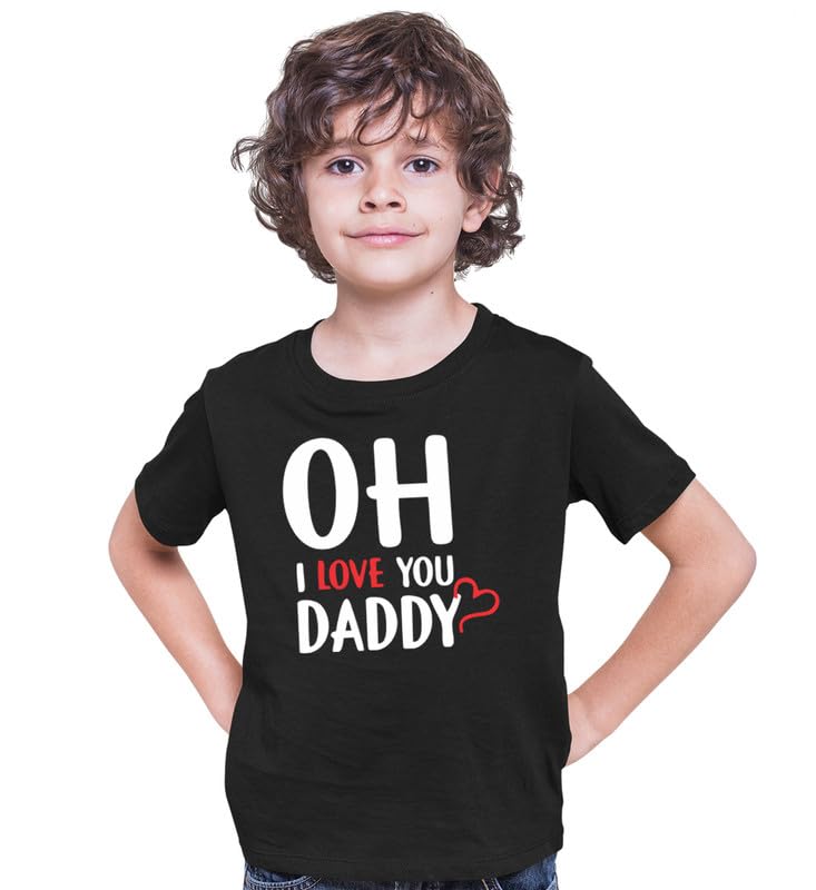 Image of INDISSH Father Son Matching Printed Cotton Tshirt Combo - FS-06-COM-PAR