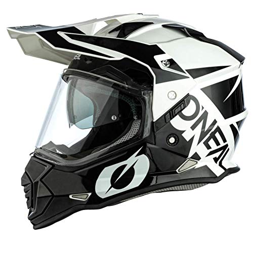 O'Neal Endurohelm Sierra R, Schwarz Weiß, XL, 0817 Casco Moto MX-Motocross, Unisex...