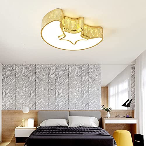 Aplique de pared LED de luna y estrella para pasillos de sala de estar y zonas de interior 5