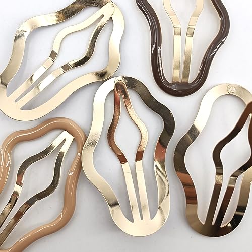 10 Pzas Pinzas para Cabello en Forma de Nube, Metal miniatura 3