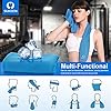 Sukeen 4 Pack Cooling Towels (40"x12"), Cooling Neck Wraps, Ice Towel, Soft Breathable Chilly Towel,Microfiber Towel for Yoga,Sport,Running,Gym,Workout,Camping,Fitness,Workout & More Activities