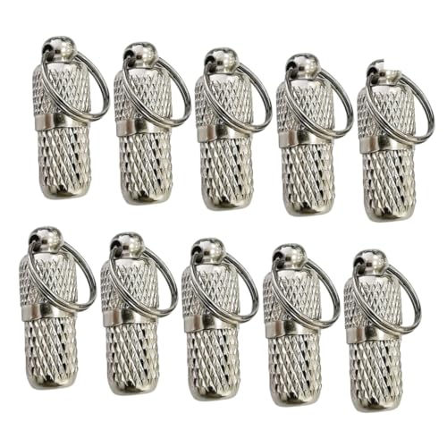 Homoyoyo 10 Stück Teiliges Haustier identifikationsanhänger Silberfarbenem Langlebigem Material mit Ring zum Einfachen Befestigen Am Leicht und Praktisch zur Vermeidung von Verlust bei und