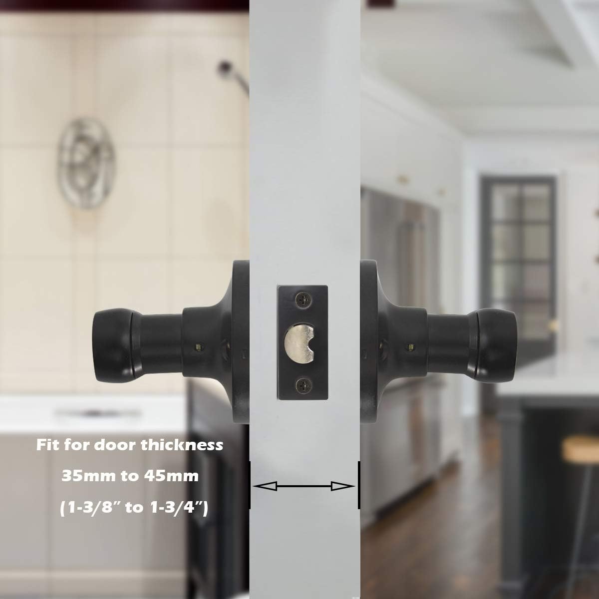 Lіmіtеd Dіѕсоunt Wave Handles Levers Privacy Door Locksets, Black Finished, Bed Bath Door Handles with Lock, Thumb-Turn Locking Inside 15Pack Rеvіеw Prоduсt Wave Handles Levers Privacy Door Locksets, Black Finished, Bed Bath Door Handles with Lock, Thumb-Turn Locking Inside 15Pack