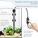 HITOP Thickened Glass Aquarium Heater: 50W 100W 300W Upgraded Fish Tank Heater with Controller, Fish Tank Thermostat Heater for Seawater/Fresh Water 5-65Gal