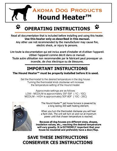 Outdoor Pet Furnace 300w