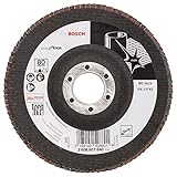Bosch Faecherschleifscheibe X581 Best for Inox 125mm Korn 80, 1 Stk.