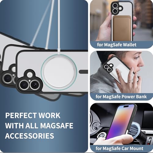 Image of Enflamo for iPhone 17 Crystal Clear Transparent Hard Back Cover Case for iPhone 2025 | Ultra Hybrid | Camera Bump Protection